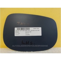 HONDA JAZZ GE - 8/2008 to 06/2014 - 5DR HATCH - LEFT SIDE MIRROR - FLAT GLASS ONLY - 185mm WIDE X 129mm HIGH - NEW