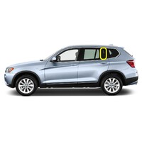 BMW X3 F25 - 3/2011 to 10/2017 - 5DR WAGON - PASSENGER - LEFT SIDE REAR QUARTER GLASS (IN REAR DOOR) - GREEN - NEW