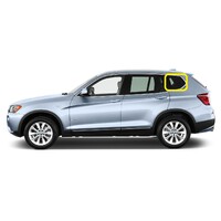 BMW X3 F25 - 3/2011 to 10/2017 - 5DR WAGON - PASSENGER - LEFT SIDE REAR OPERA GLASS - GENUINE CHROME MOULD - NEW