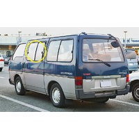 HOLDEN SHUTTLE WFR - 1982 to 1991 - VAN - PASSENGERS - LEFT SIDE FRONT SLIDING WINDOW GLASS - ONE PIECE - 905 X 462 - (Second-hand)