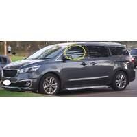 KIA CARNIVAL YP - 12/2014 TO 12/2020 - VAN - PASSENGERS - LEFT SIDE FRONT DOOR GLASS - GREEN - NEW