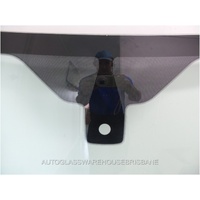 FORD RANGER PX - PT - 9/2011 TO 6/2022 - UTE - FRONT WINDSCREEN GLASS - RAIN SENSOR ROUND OPENING, RETAINER - GREEN - NEW
