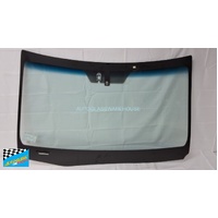 SUITABLE FOR LEXUS NX SERIES - 10/2014 to 12/2021 - 5DR SUV - FRONT WINDSCREEN GLASS - RAIN SENSOR BRACKET, ANTENNA, MIRROR BUTTON, TOP MOULD -GREEN -