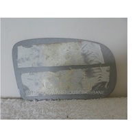 MERCEDES S CLASS W220 - 4/1999 to 4/2006 - 4DR SEDAN - LEFT SIDE MIRROR - FLAT GLASS ONLY -165 x 105--(Round corners) - (Second-hand)