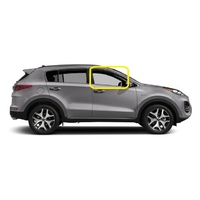 KIA SPORTAGE KNAP-81 - 10/2015 TO 9/2021 - 5DR WAGON - RIGHT SIDE FRONT DOOR GLASS - (Second-hand)