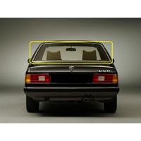 BMW 7 SERIES E23 - 1/1978 to 1/1987 - 4DR SEDAN - REAR WINDSCREEN GLASS (645h X 1480w) - (Second-hand)