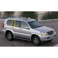 suitable for LEXUS GX470 J120 SERIES - 11/2002 to 7/2009 - 4DR SUV - RIGHT SIDE REAR QUARTER GLASS - GREEN - NEW