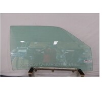 MERCEDES 124 SERIES - 1988 to 1996 - 2DR COUPE - DRIVERS - RIGHT SIDE FRONT DOOR GLASS - 870w - (SECOND-HAND)