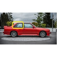 BMW 3 SERIES E30 - 1/1981 to 1/1993 - 2DR CONVERTIBLE - DRIVER - RIGHT SIDE OPERA GLASS - NON FIXED - (Second-hand)
