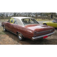 CHRYSLER VALIANT VE-VF-VG - 1967 to 1970 - 2DR HARDTOP - PASSENGERS - LEFT SIDE FRONT DOOR GLASS - GREEN - NEW (MADE TO ORDER) 