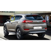 HYUNDAI TUCSON TL - 8/2015 TO 3/2021 - 5DR WAGON - PASSENGERS - LEFT SIDE FRONT DOOR GLASS - GREEN - NEW