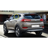 HYUNDAI TUCSON TL - 8/2015 TO 3/2021 - 5DR WAGON - PASSENGERS - LEFT SIDE REAR DOOR GLASS - PRIVACY TINT - NEW
