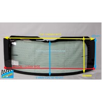 RANGE ROVER SPORT L494 - 6/2013 TO 6/2022 - 4DR WAGON - REAR WINDSCREEN GLASS - HEATED - (AFTERMARKET - NO MOULD) NEW