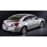 CHRYSLER SERBRING JS - 5/2007 to 6/2010 - 4DR SEDAN - REAR WINDSCREEN GLASS - 1250MM X 664MM - HEATED - GREEN - NEW