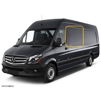 MERCEDES SPRINTER - 9/2006 TO CURRENT - LWB VAN - SECURITY AND INSECT MESH FOR LEFT SIDE FRONT BONDED SLIDING DOOR WINDOW - (SUIT SKU 58026_1) - NEW