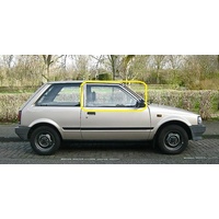 DAIHATSU CHARADE G11 - 1/1985 TO 1/1987 - 3DR HATCH - DRIVERS - RIGHT SIDE FRONT DOOR GLASS - NEW