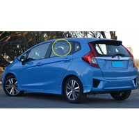 HONDA JAZZ GK5- 8/2014 to CURRENT - 5DR HATCH - LEFT SIDE REAR DOOR GLASS - GREEN 715MM X 460MM - 715MM X 460MM - NEW