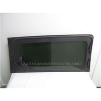 LDV V80 - 4/2013 TO CURRENT - VAN - PASSENGERS - LEFT SIDE FRONT SLIDING DOOR FIXED BONDED WINDOW GLASS - NEW