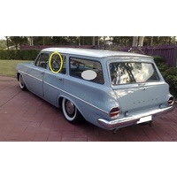 HOLDEN EJ-EH - 1962 to 1965 - 4DR WAGON - PASSENGER - LEFT SIDE REAR DOOR GLASS - CLEAR - NEW - MADE TO ORDER