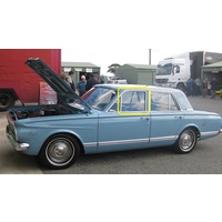 CHRYSLER VALIANT AP5-AP6-VC - 1963 TO 1966 - SEDAN/WAGON - PASSENGERS - LEFT SIDE FRONT DOOR GLASS - CLEAR - NEW (MADE TO ORDER) 
