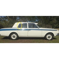 CHRYSLER VALIANT AP5-AP6-VC - 1963 to 1966 - 4DR SEDAN - DRIVERS - RIGHT SIDE REAR QUARTER GLASS - CLEAR - NEW (MADE TO ORDER)