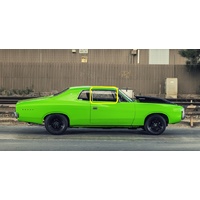 CHRYSLER VALIANT VH-VJ - 1971 to 1972 - 2DR HARDTOP - DRIVERS - RIGHT SIDE FRONT DOOR GLASS (WITH VENT) - GREEN - NEW (MADE TO ORDER)