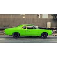 CHRYSLER VALIANT VH-VJ - 1971 to 1976 - 2DR HARDTOP - DRIVERS - RIGHT SIDE REAR QUARTER GLASS - GREEN - MADE-TO-ORDER - NEW