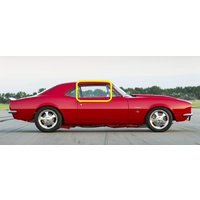 CHEVROLET CAMARO - 1967 - 2DR COUPE - DRIVERS - RIGHT SIDE FRONT DOOR GLASS - CLEAR - MADE-TO-ORDER - NEW