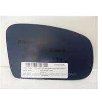 MERCEDES S CLASS W220 - 4/1999 to 4/2006 - SEDAN - LEFT SIDE MIRROR - FLAT GLASS ONLY - 165 x 105 (ROUND CORNERS) - NEW