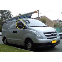 HYUNDAI iLOAD KMFWBH - 2/2008 to CURRENT - VAN - DRIVERS - RIGHT SIDE FRONT SLIDING DOOR FIXED BONDED GLASS (NO HOLE) - GREY - LOW STOCK - NEW