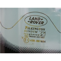 LAND ROVER DISCOVERY 2 - 3/1999 to 11/2004 - 4DR WAGON - REAR WINDSCREEN GLASS - DARK GREEN TINT - (Second-hand)