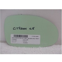 CITROEN C5 - 6/2001 TO 8/2008 - SEDAN/HATCH/WAGON - LEFT SIDE MIRROR - FLAT GLASS ONLY - 163w X 98h - NEW