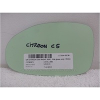 CITROEN C5 - 6/2001 TO 8/2008 - SEDAN/HATCH/WAGON - RIGHT SIDE MIRROR - FLAT GLASS ONLY - 163w X 98h - NEW