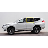 MITSUBISHI PAJERO SPORT QE - 10/2015 TO CURRENT - 5DR WAGON - LEFT SIDE REAR DOOR GLASS (WITH FITTINGS) - PRIVACY TINT- NEW