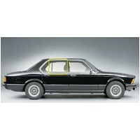 BMW 7 SERIES E32 - 3/1987 to 5/1995 - 4DR SEDAN - DRIVER - RIGHT SIDE REAR DOOR GLASS - GREEN - (Second-hand)