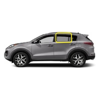 KIA SPORTAGE KNAP-81 - 10/2015 TO 9/2021 - 5DR WAGON - LEFT SIDE REAR DOOR GLASS - PRIVACY TINT - NEW