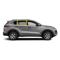 KIA SPORTAGE KNAP-81 - 10/2015 TO 9/2021 - 5DR WAGON - DRIVERS - RIGHT SIDE REAR DOOR GLASS - PRIVACY TINT - NEW