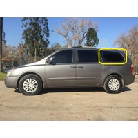 KIA CARNIVAL VQ - 1/2006 to 12/2014 - MINI VAN - LEFT SIDE REAR CARGO GLASS (APPROX 1020MM LONG) - (Second-hand)