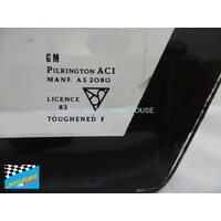 HOLDEN COMMODORE VK/VL - 3/1984 to 8/1988 - 4DR SEDAN (AUSTRALIA MADE) - DRIVER - RIGHT SIDE REAR OPERA GLASS - CLEAR - NEW - MADE TO ORDER