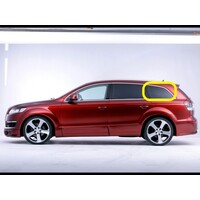 AUDI Q7 4L - 9/2006 to 6/2015 - 5DR WAGON - PASSENGERS - LEFT SIDE REAR CARGO GLASS - GENUINE - PRIVACY TINT - NEW