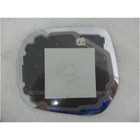 suitable for TOYOTA LC PRADO 150/ 200 SERIES - 11/2009 to 9/2021 - WAGON - RIGHT SIDE CURVED MIRROR ONLY - 200w X 180h - SUIT BACKING 8854-SR1400 - (