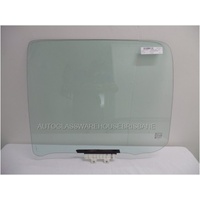 ISUZU D-MAX - 7/2008 TO 6/2012 - UTE - PASSENGERS - LEFT SIDE REAR DOOR GLASS - GREEN - NEW
