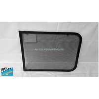 VOLKSWAGEN TRANSPORTER T5/T6 - LWB - 8/2004 to CURRENT - VAN - SECURITY AND INSECT MESH FOR LEFT SIDE REAR SLIDING WINDOW (SUITS SKU:180116_1) - NEW