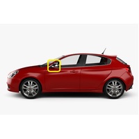 ALFA ROMEO GIULIETTA - 1/2011 to CURRENT - 5DR HATCH - PASSENGERS - LEFT SIDE MIRROR - FLAT GLASS ONLY - 167MM X 127MM - NEW