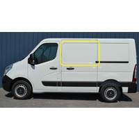 RENAULT MASTER X62 - 9/2011 to CURRENT - SWB VAN(1200w) - LEFT SIDE SLIDING DOOR SLIDING UNIT - GLASS FRAME - GREY - NEW