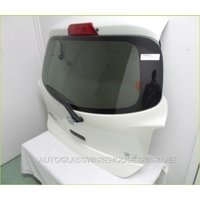 NISSAN MICRA K13 - 11/2010 TO 12/2016 - 5DR HATCH - REAR TAILGATE GLASS - BRISBANE PICK UP ONLY - (SECOND-HAND)