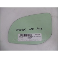 HYUNDAI i20 PB - 7/2010 to 10/2015 - HATCH - RIGHT SIDE MIRROR - FLAT GLASS ONLY - 170mm WIDE X 115mm TALL - NEW