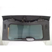 JEEP GRAND CHEROKEE WK - 1/2011 to 6/2013 - 4DR WAGON - REAR WINDSCREEN GLASS - GREEN - 6 HOLES WITH FITTINGS - (Second-hand)