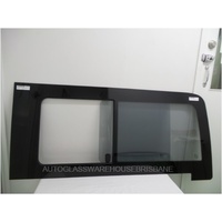 MERCEDES SPRINTER MWB - 9/2006 to CURRENT - VAN - LEFT SIDE REAR SLIDING WINDOW GLASS - 1630W X 703H - NEW