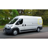 FIAT DUCATO - 2/2007 to CURRENT - XLWB VAN - LEFT SIDE REAR FIXED BONDED CARGO GLASS (APROX 1130MM LONG) - NEW